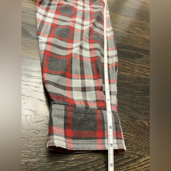Men’s J. Crew Grey and Red Plaid Button Down Shirt - Picture 10 of 12